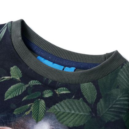 Детски суитшърт, тъмно каки, 92