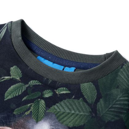 Детски суитшърт, тъмно каки, 116