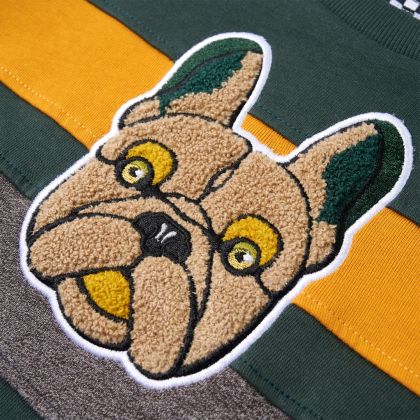 Детски суитшърт, тъмнозелен, 104