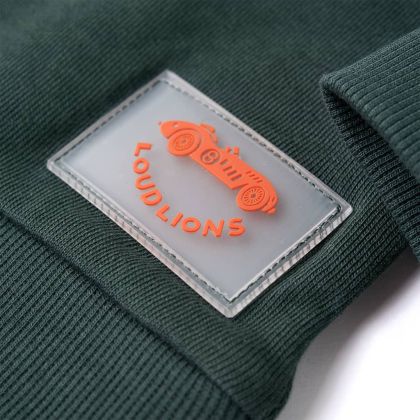 Детски суитшърт, тъмнозелен, 140