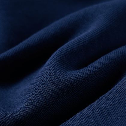 Детски суитшърт с качулка, тъмносин, 128