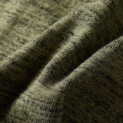 Детска тениска с дълъг ръкав, каки меланж, 128