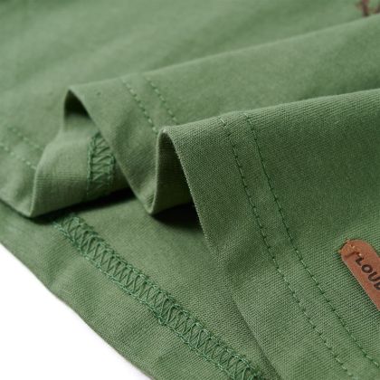 Детска тениска с дълъг ръкав, светло каки, 116