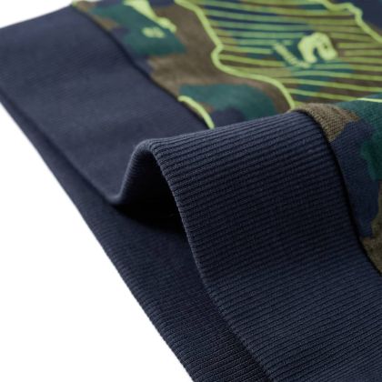 Детски суитшърт, тъмно каки меланж, 104