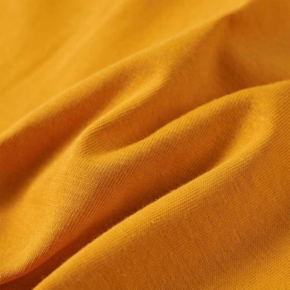 Детска тениска с дълъг ръкав, охра, 104