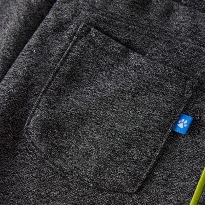 Детски спортен панталон, сив меланж, 128