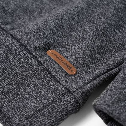 Детски суитшърт, тъмносин меланж, 116