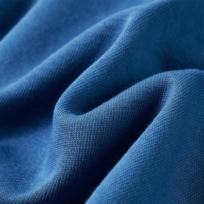 Детски суитшърт с качулка, син, 92