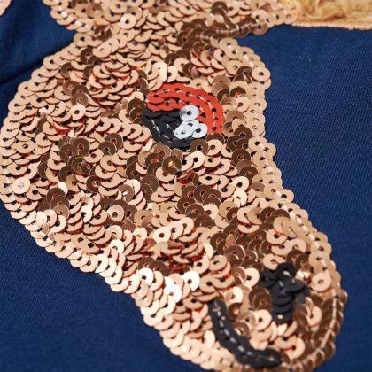 Детски суитшърт, тъмносин, 116