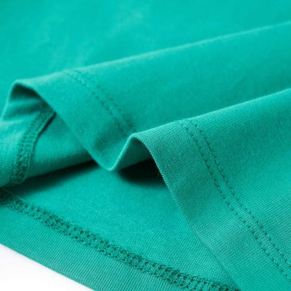 Детска тениска с дълъг ръкав, яркозелена, 116