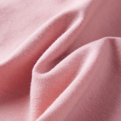 Детска тениска с дълъг ръкав, светлорозова, 128