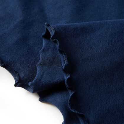 Детска тениска с дълъг ръкав, нейви синьо, 116