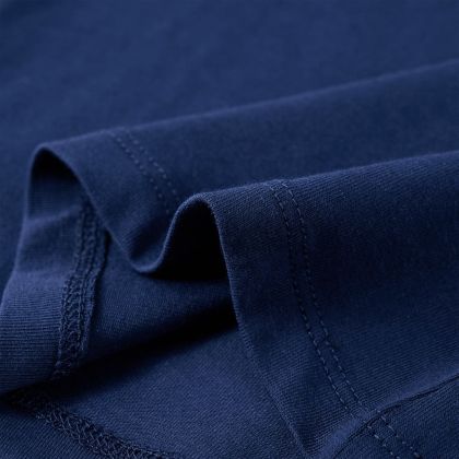 Детска тениска с дълъг ръкав, нейви, 104