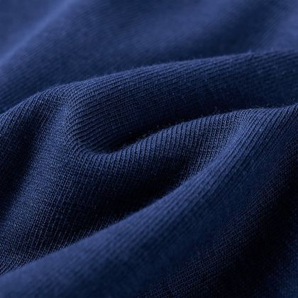 Детска тениска с дълъг ръкав, нейви, 116