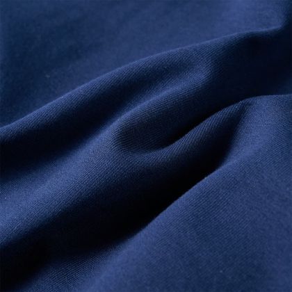 Детски суитшърт с качулка, тъмносин, 92