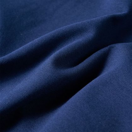 Детски суитшърт с качулка, тъмносин, 128