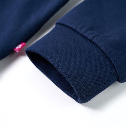 Детски суитшърт, тъмносин, 128