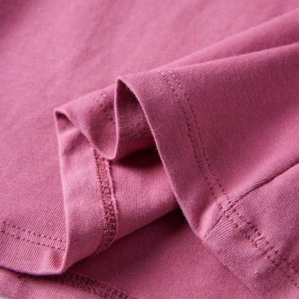 Детска тениска с дълъг ръкав, малина, 104