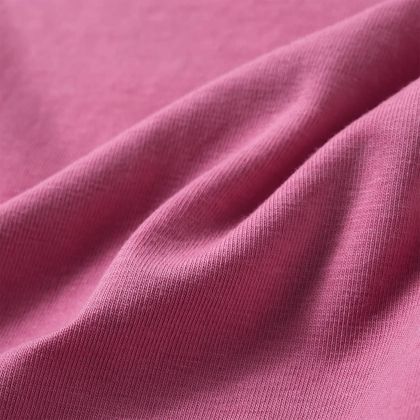 Детска тениска с дълъг ръкав, малина, 116