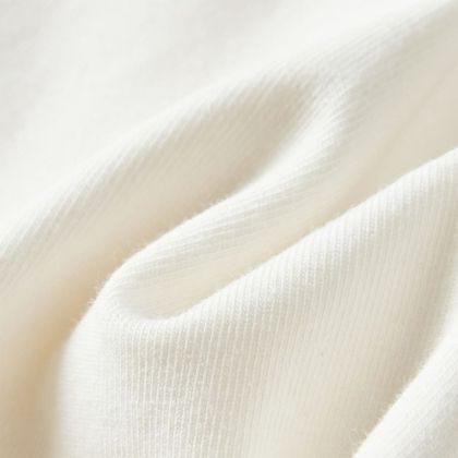 Детска тениска с дълъг ръкав, екрю, 104