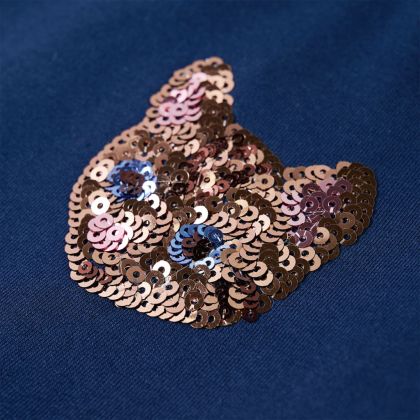 Детски суитшърт, тъмносин, 104