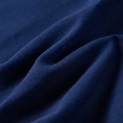 Детска тениска с дълъг ръкав, нейви, 104