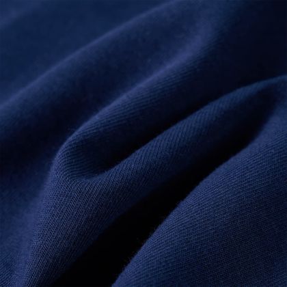 Детска тениска с дълъг ръкав, нейви, 104