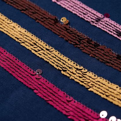 Детски суитшърт рокля, нейви, 92