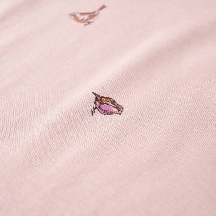 Детска тениска с дълъг ръкав, розова, 104