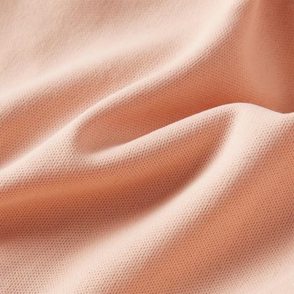 Детска жилетка, изкуствен косъм, светлорозова, 92