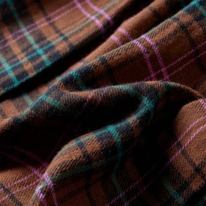 Детска рокля с дълъг ръкав, коняк, 128