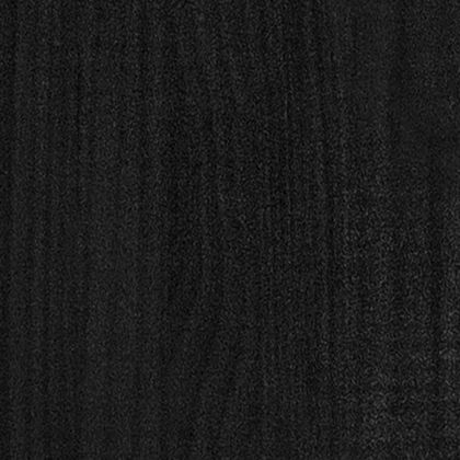 Рамка за легло с чекмеджета, черно, 90x200 см