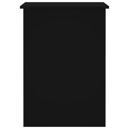 Бюро, черно, 100x55x75 см, инженерно дърво