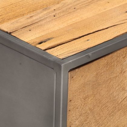 Маса за кафе, 90x50x35 см, регенерирано дърво масив