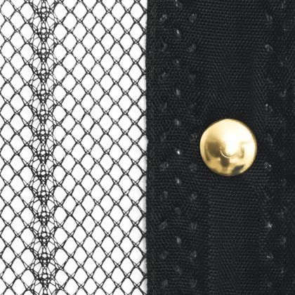 Магнитни завеси против насекоми за врата 2 бр черни 220x100 см