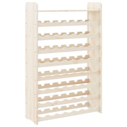 Поставка за вино с горна дъска 72,5x25x111,5 см масивен бор