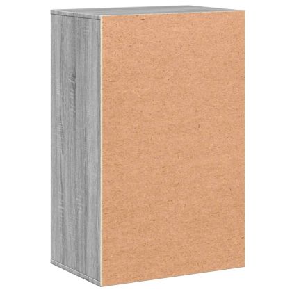 Шкаф за съхранение, сив сонома, 56,5x39x90 см, инженерно дърво