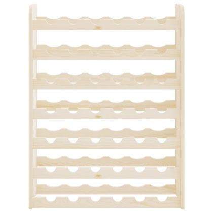 Поставка за вино 67,5x25x87 см масивна чамова дървесина