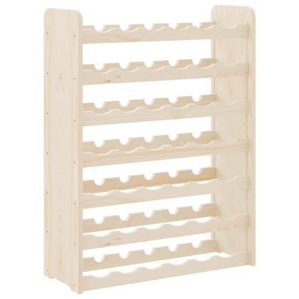 Поставка за вино 67,5x25x87 см масивна чамова дървесина