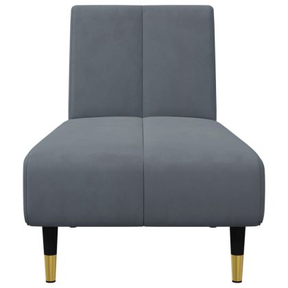 Комплект дивани от 2 части, тъмносиво, кадифе