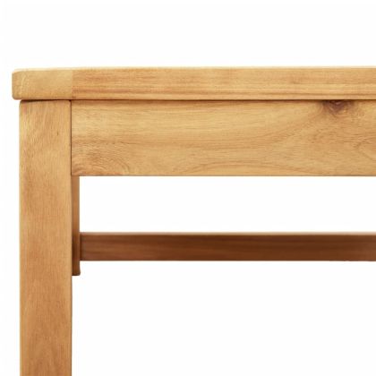 Градински лаундж комплект с възглавници, 9 части, акация масив