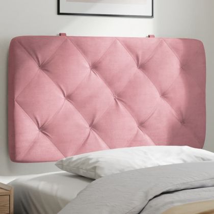 Мека табла за легло, розова, 80 см, кадифе