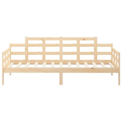 Дневно легло, борово дърво масив, 90x200 см