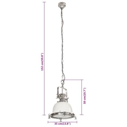 Пенделна лампа 35x35x152 см алуминий