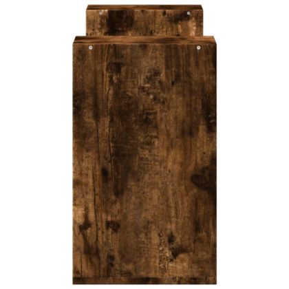 ТB шкафове, 2 бр, опушен дъб, 75x30x50 см, инженерно дърво