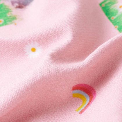 Детски къси панталони с шнурове, светлорозови, 104