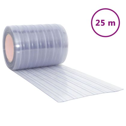 Прозрачна завеса за врата 300x2,6 мм 25 м PVC