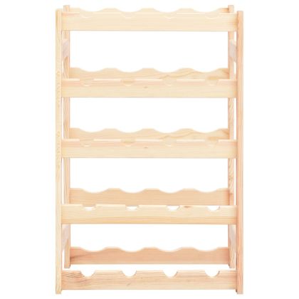 Стойка за вино за 20 бутилки, борова дървесина