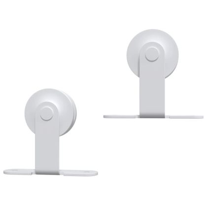 Плъзгаща врата с монтажни части, 70x210 см, борово дърво масив