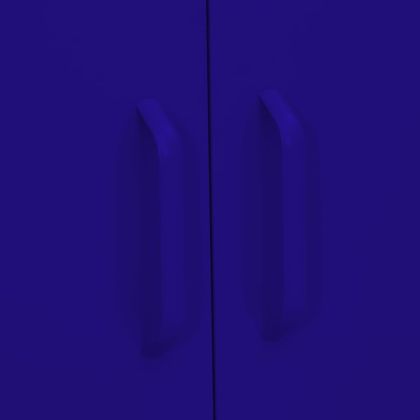 Шкаф за съхранение, нейви син, 80х35х101,5 см, стомана